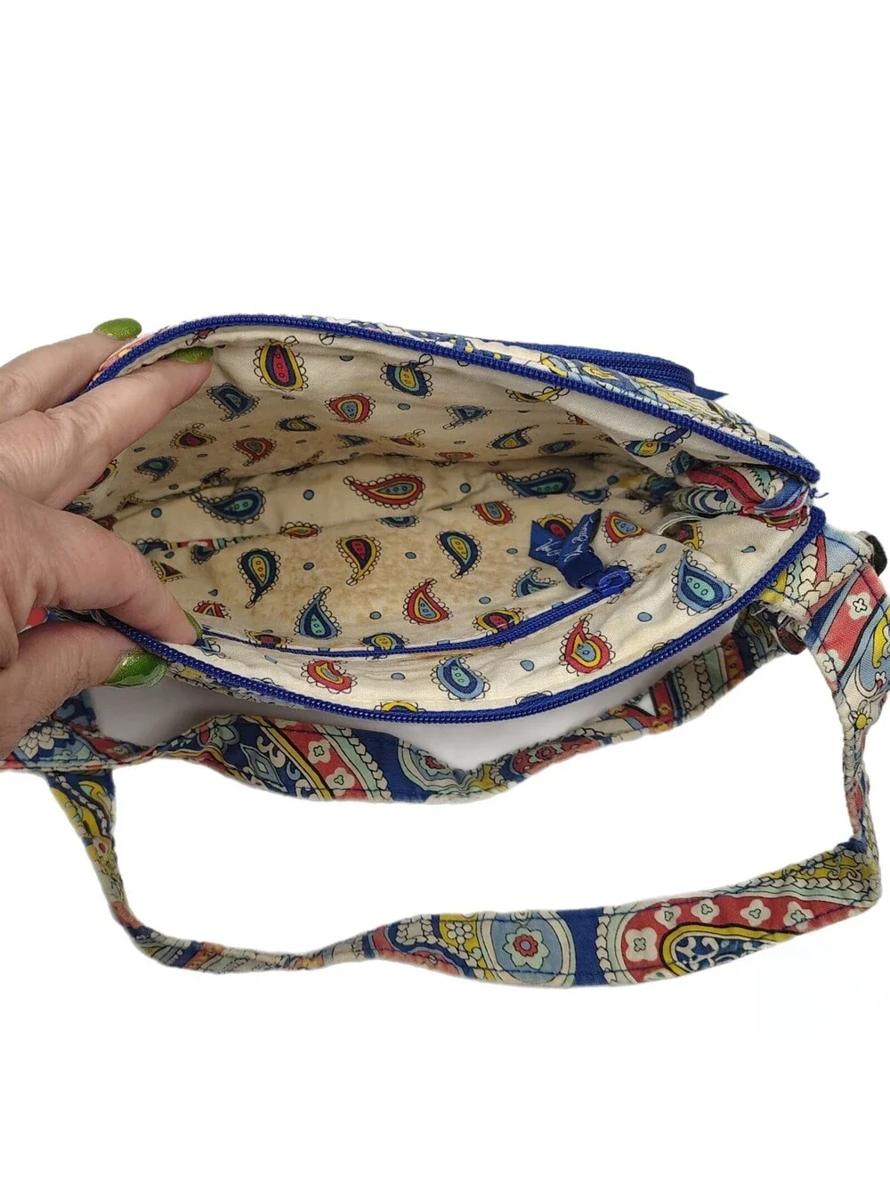 Vera Bradley Crossbody Bags Set of 2 Quilted Cotton Paisley Print